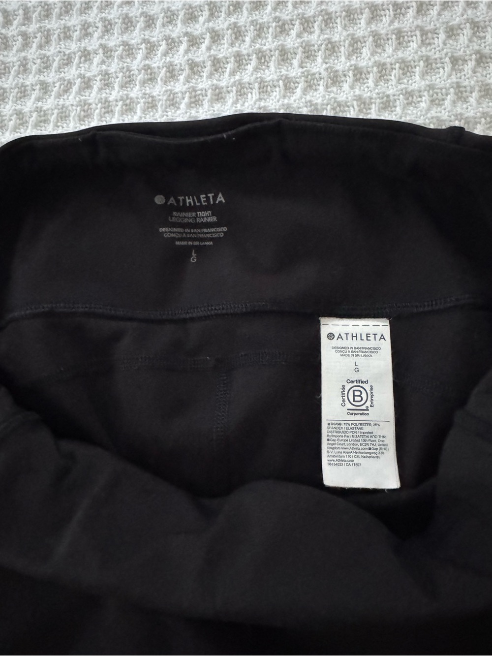 Athleta Black High-Rise Performance Leggings - Picture 2 of 5